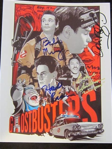 Bill Murray Ghostbusters Cast Rarity signed in person photo + coa ...