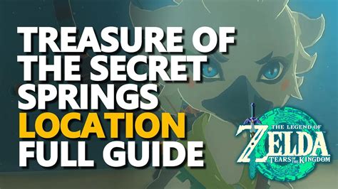 Treasure Of The Secret Springs Zelda Tears Of The Kingdom Youtube