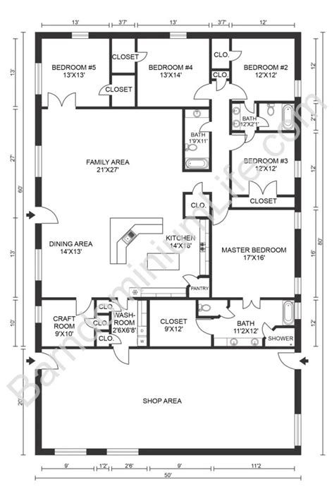 32+ Barndominium 30X50 Floor Plans - AmanyaKorbin