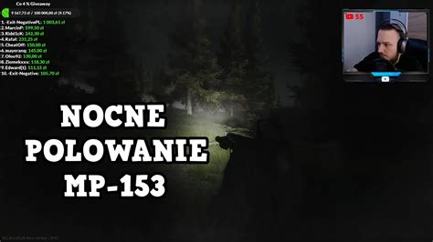 Escape From Tarkov Pl Gameplay Po Polsku Nocne Polowanie Mp 153 I Latarka Youtube