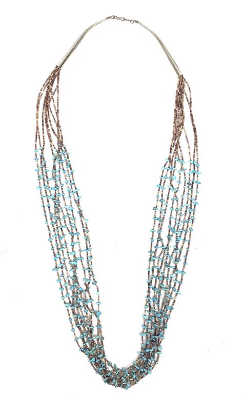 Lot Multi Strand Turquoise Nugget Necklace