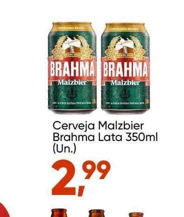 Cerveja Malzbier Brahma Lata 350ml Oferta Na Imec Supermercados