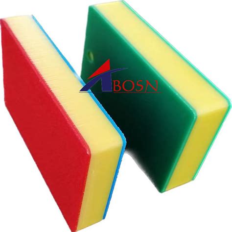 High Density Plastic Sandwich Panel Dual Color HDPE Sheet China