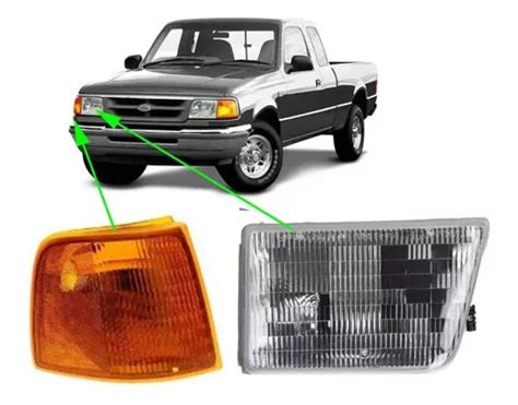 Kit Optica Faro P Ford Ranger 95 96 Derecho