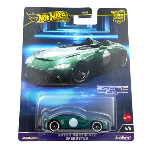 Modellino Auto Hotwheels Aston Martin V Speedster Exotic Envy