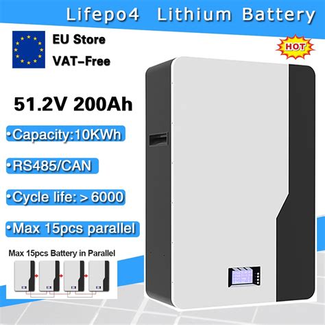 Akumulator Powerwall V Lifepo V Ah Kwh Litowo Jonowy S R