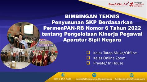 Bimtek Penyusunan Skp Dan Penilaian Kinerja Pns Berdasarkan Permenpan