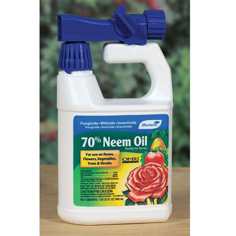 Monterey Mlgnlg6145 70 Neem Oil Ready To Spray Insecticide Miticide