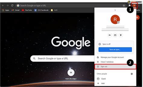 how to make gmail account default