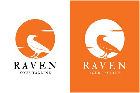 Raven Logo Vector Template Illustration Graphic by Acillia eggi saputri ...