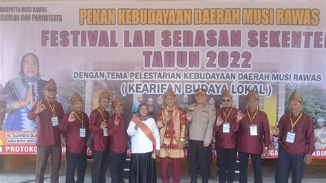 Wakil Bupati Musi Rawas Buka Festival Lan Serasan Sekentenan