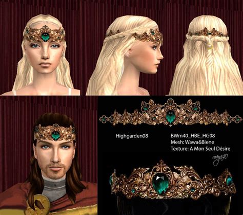 Sims 4 Cc Medieval Crowns