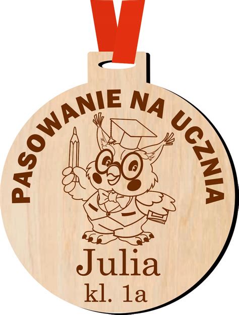 Medal Pasowanie Ucznia Lubowanie Pierwszoklasisty Med Cena