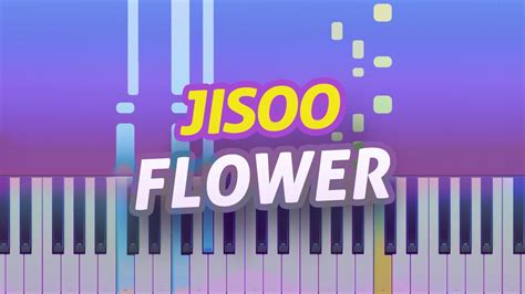 JISOO 꽃 FLOWER Piano Instrumental TUTORIAL by Piano Fun Play