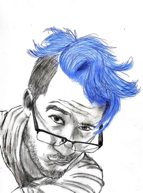 Markiplier Blue Hair By Barikah On Deviantart