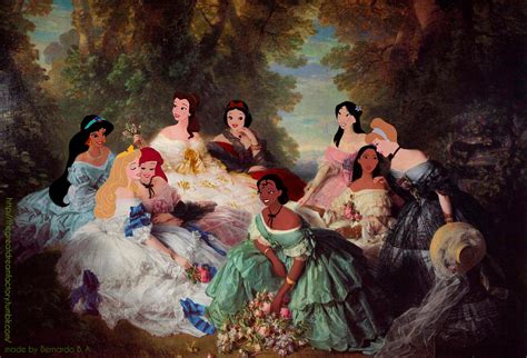 Disney Princess in Winterhalter Style by BernardoBertoliAmin on DeviantArt