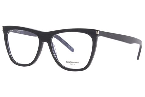 Saint Laurent Sl 518 001 Eyeglasses Womens Black Full Rim Square Shape 56mm