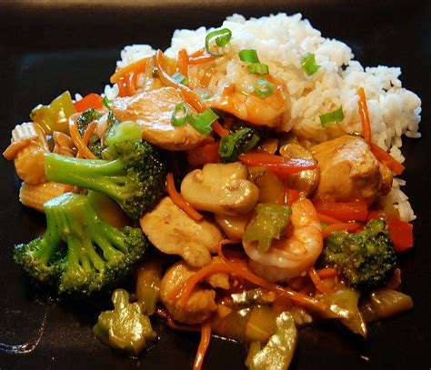 Chicken & Shrimp Vegetable Stir-Fry - Katie's Cucina