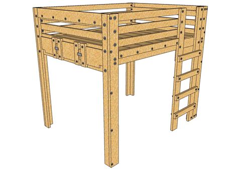 Queen Loft Bed Plans Palmetto Bunk Bed Plans