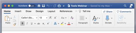 Microsoft Word Quick Access Toolbar