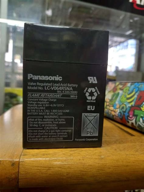 Jual Baterai Aki Accu Kering 6v 45ah Tipe Lc V064r5na Merk Panasonic