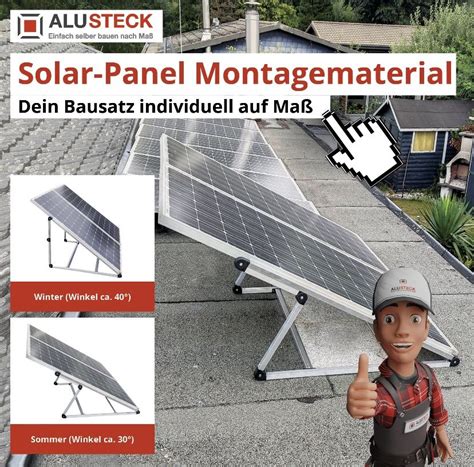 Solarmodul Halterung Selber Bauen In Nur Wenigen Schritten Mit Gratis