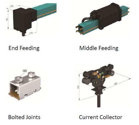 Sliding Line Busbar Power Pipe Enclosed Busbar Conductor System For