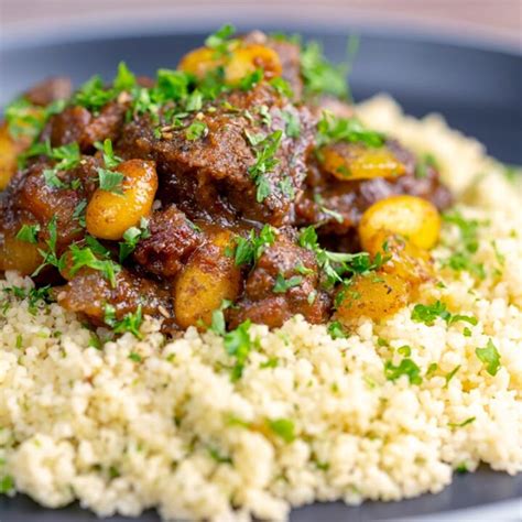 Moroccan Lamb Tagine With Dates Almonds Krumpli