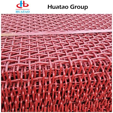 Quarry Using Huatao Screen Screening Stone Vibrating Woven Mineral Mesh