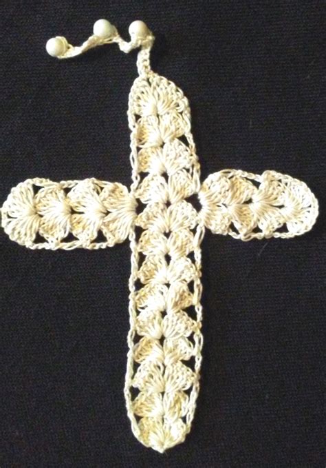 Beginner Free Printable Crochet Cross Bookmark Patterns