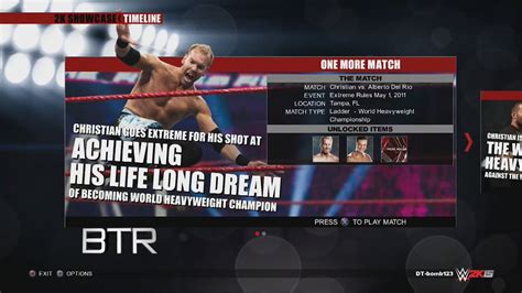 Wwe 2k15 Showcase Mode 1 More Match Achieving His Life Long Dream