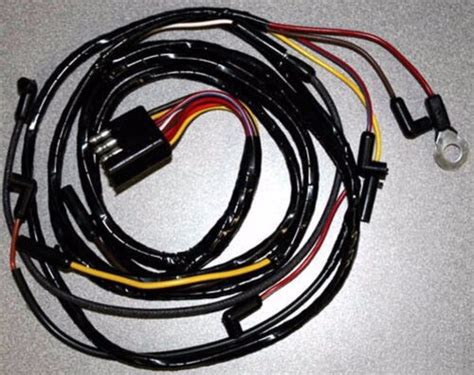 New 1966 Ford Mustang Under Hood Wire Wiring Gauge Feed Wire Harness Ebay