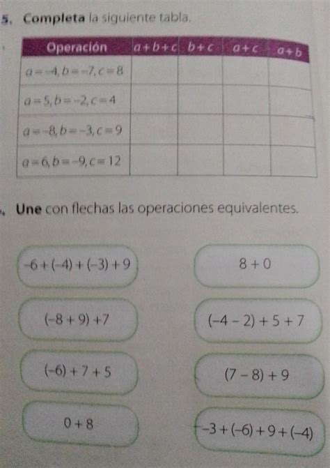 página 16 y 17 de 8vo matemáticas Brainly lat