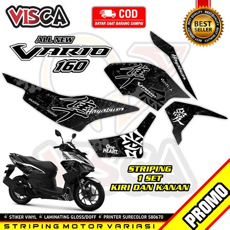 Striping Vario Variasi Stiker Motor Vario Desain Hayabusa