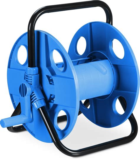 Relaxdays Dévidoir De Tuyau Pour 30 M De Tuyau 12 Acier Plastique Support Hxlxp 38 X 42