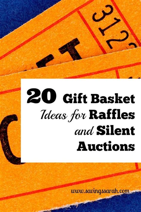 Gift Basket Ideas For Raffles And Silent Auctions Artofit