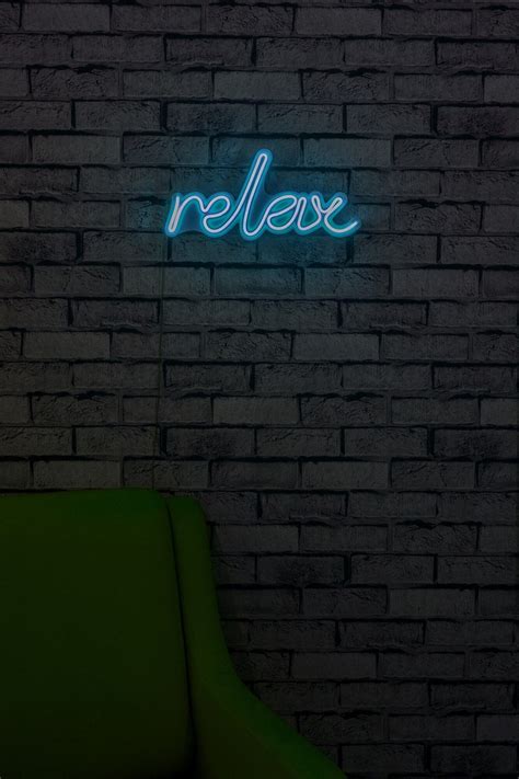 15 Novelty Relax Led Neon Sign Wall Décor Blue Michaels in 2023