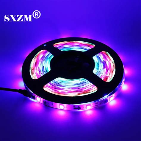 Aliexpress Buy SXZM IC 2811 DC12V 5050 RGB LED Strip Light