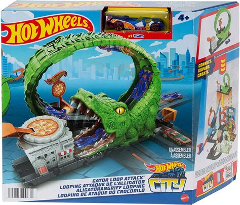 HOT WHEELS ZESTAW PĘTLA KROKODYLA HKX Sezamek