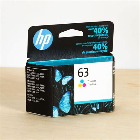 Hp 63 Tri Color Original F6u61an Ink Cartridge In Retail Packaging Ld Products