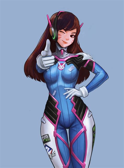 D Va From Overwatch Hd Wallpaper Wallpaper Flare