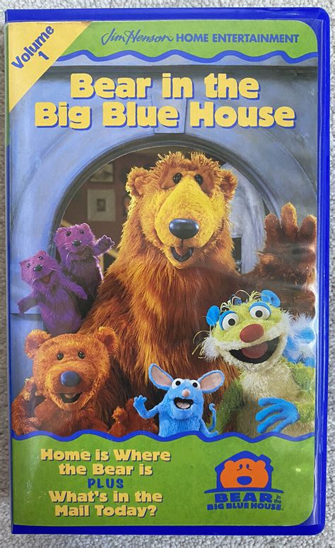 Bear In The Big Blue House Vol Volume 1 VHS Grelly USA