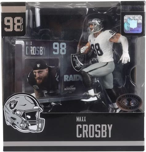 Mcfarlane Maxx Crosby Las Vegas Raiders Nfl 7 Figure Chase Sports And Outdoors