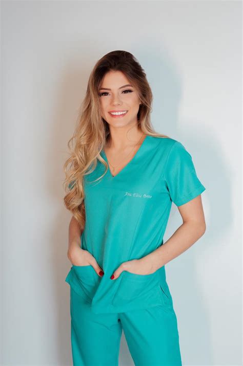 Scrubs Pijamas Cir Rgicos Femininos Jalecos Conforto