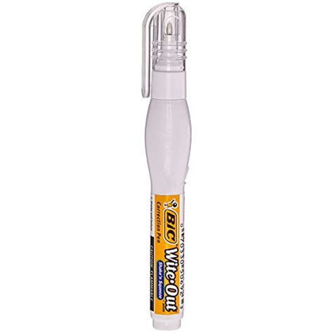 BIC Wite-Out Brand Shake 'n Squeeze Correction Pen, White, 1-Count ...