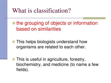 Ppt Classification And Taxonomy Powerpoint Presentation Free Download Id 2132943