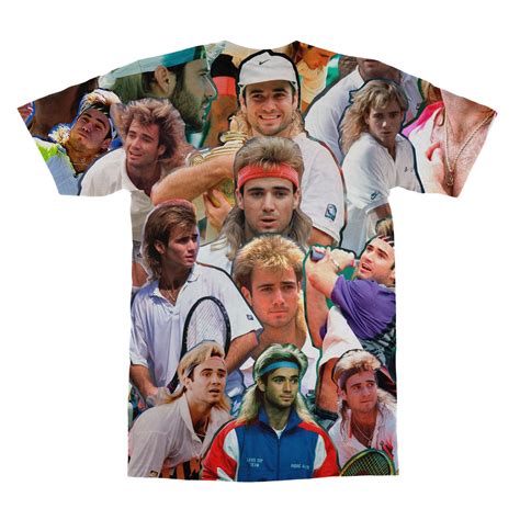 Andre Agassi Photo Collage T Shirt