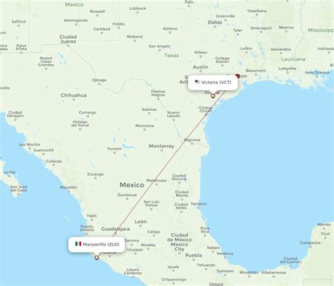 Flights From Victoria To Manzanillo Vct To Zlo Flight Routes