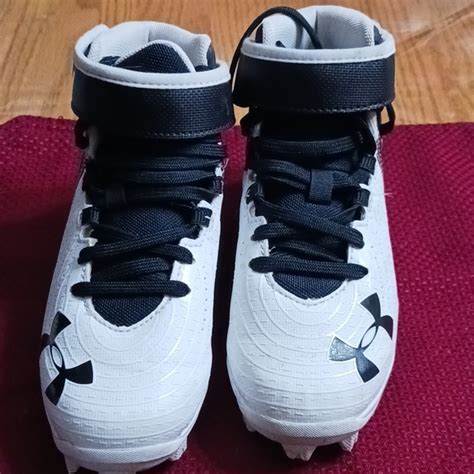 Under Armour Shoes Bh Baseball Cleats Under Armour Black And White