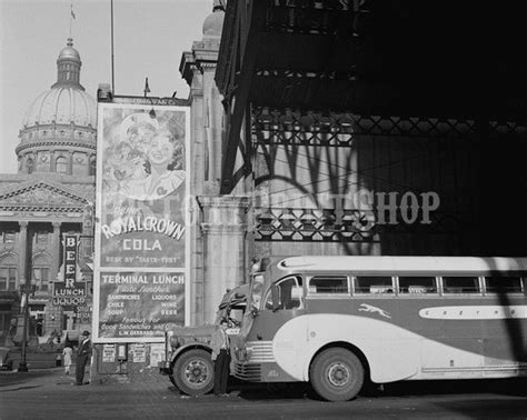 Greyhound Bus Station In Indianapolis Indiana By Historyprintshop